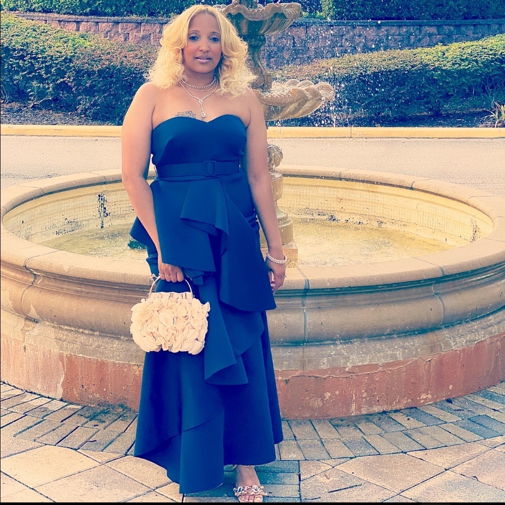 Gown by Badgley Mischka